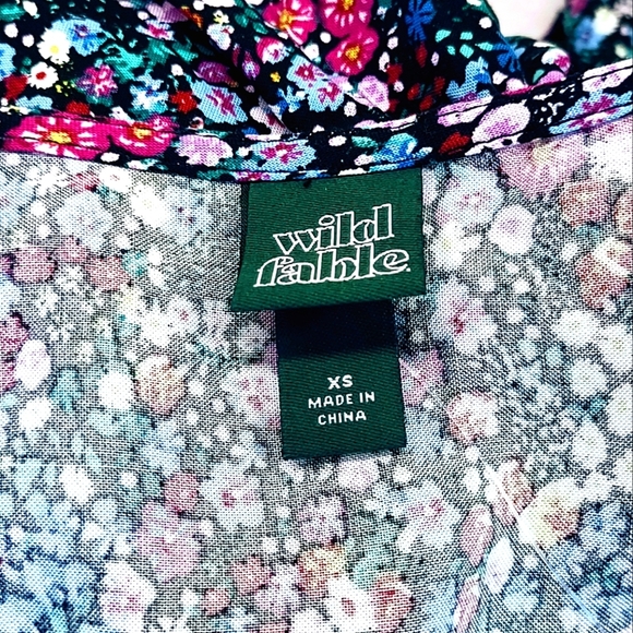 DITSY FLORAL MULTI COLOR FESTIVAL SUMMER DRESS WOMEN'S SIZE XS - Picture 5 of 7